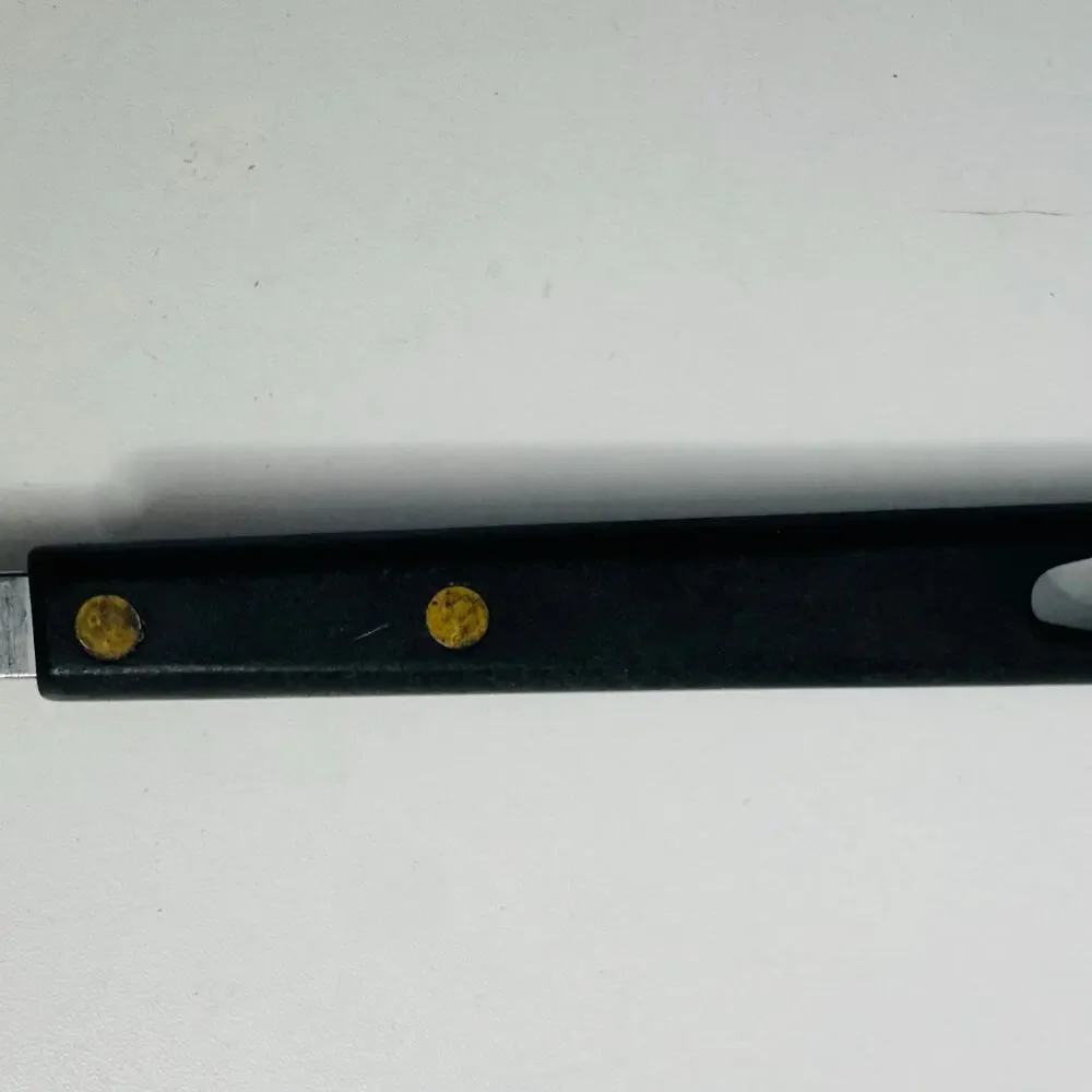 Vintage Royal Brand Sharpcutter Stainless Steel Ladle Black Handle USA